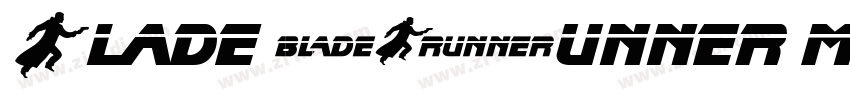 Blade Runner Movie F字体转换